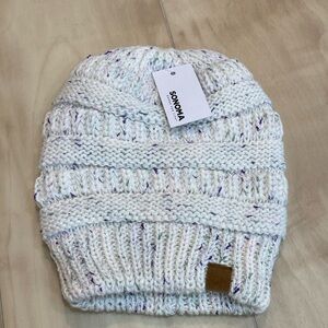 NWT Ivory knit hat